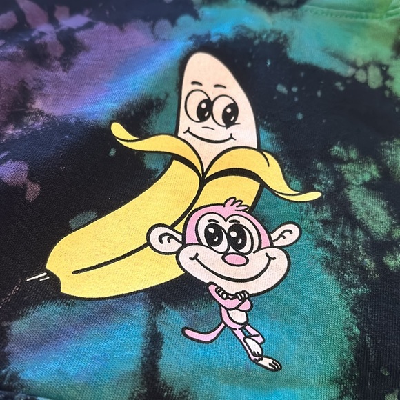 Bananas Monkey Laid Back hoodie size 5/S NWT & bag - Picture 2 of 6